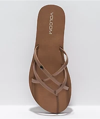 Volcom New School Cognac Sandals