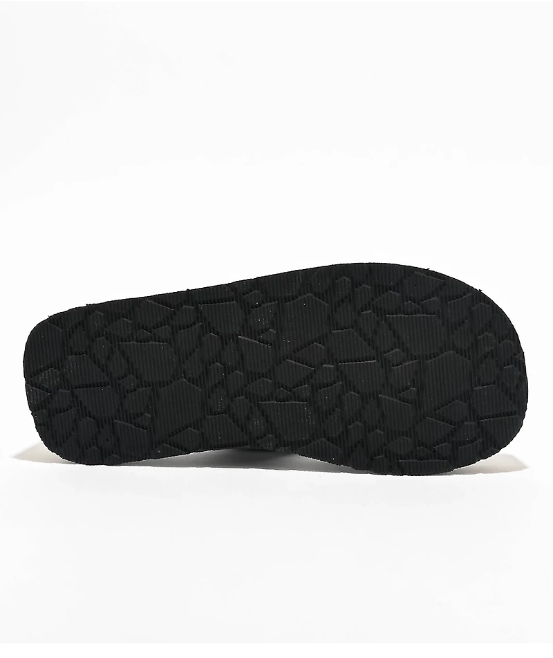 Volcom Not Ur Moms Platform Black Sandals