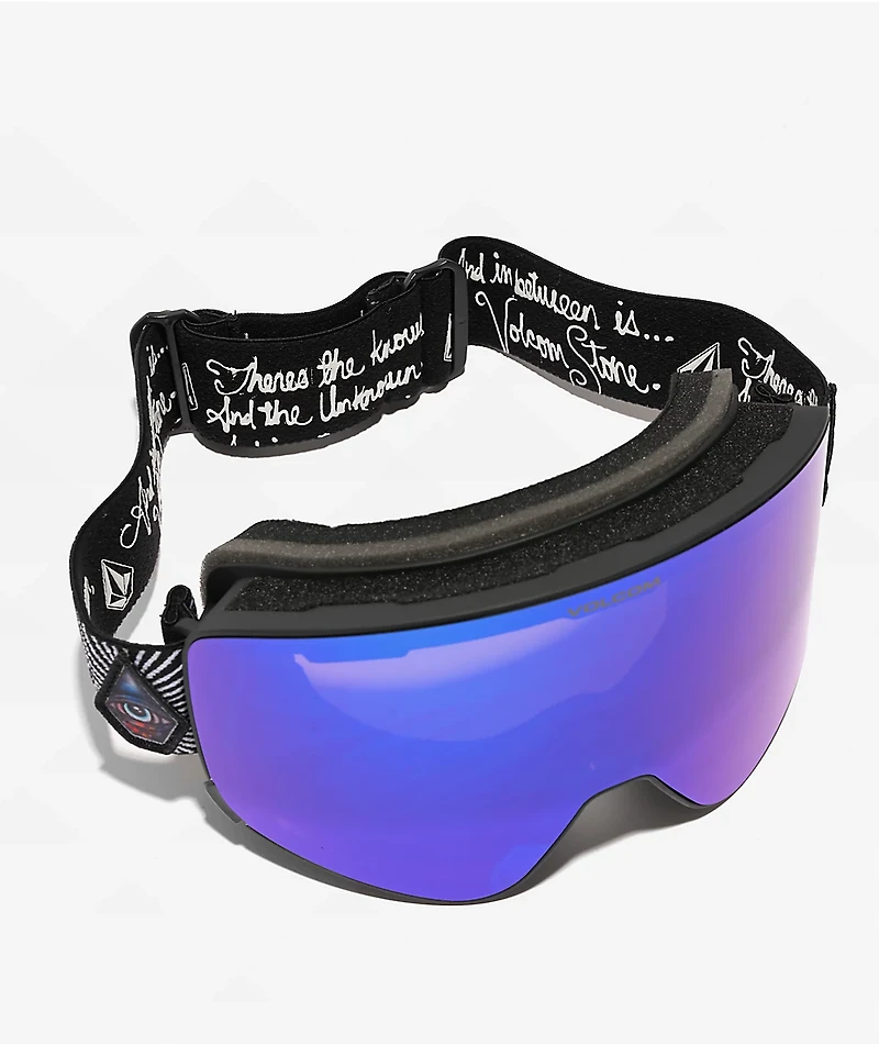 Volcom Odyssey Jamie Lynn Blue Chrome Snowboard Goggles 2023