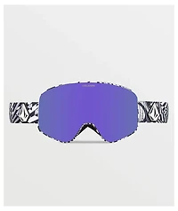 Volcom Odyssey OP Art & Purple Chrome Snowboard Goggles