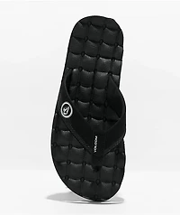 Volcom Recliner Black & White Sandals