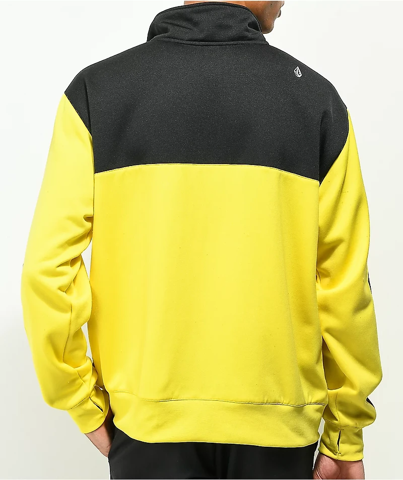 Volcom She Crew Yellow Fleece Jacket