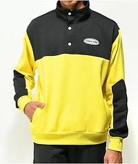 Volcom She Crew Yellow Fleece Jacket