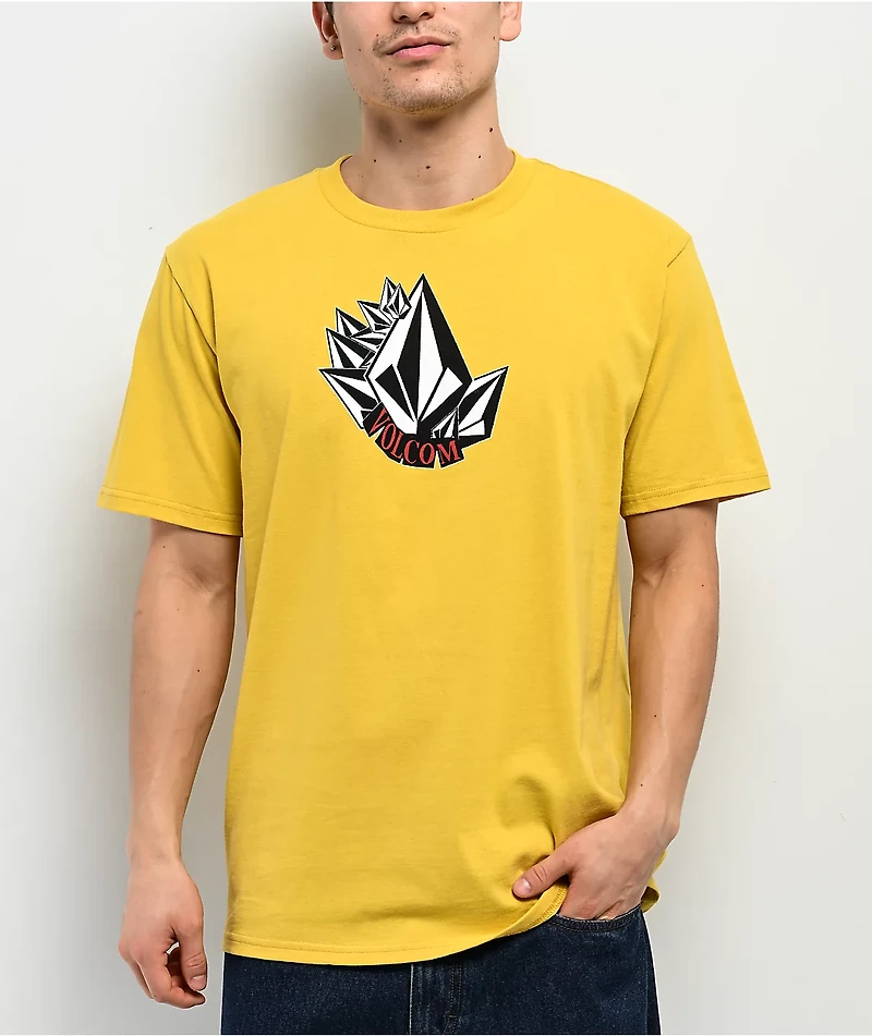 Volcom Shmoot Yellow T-Shirt