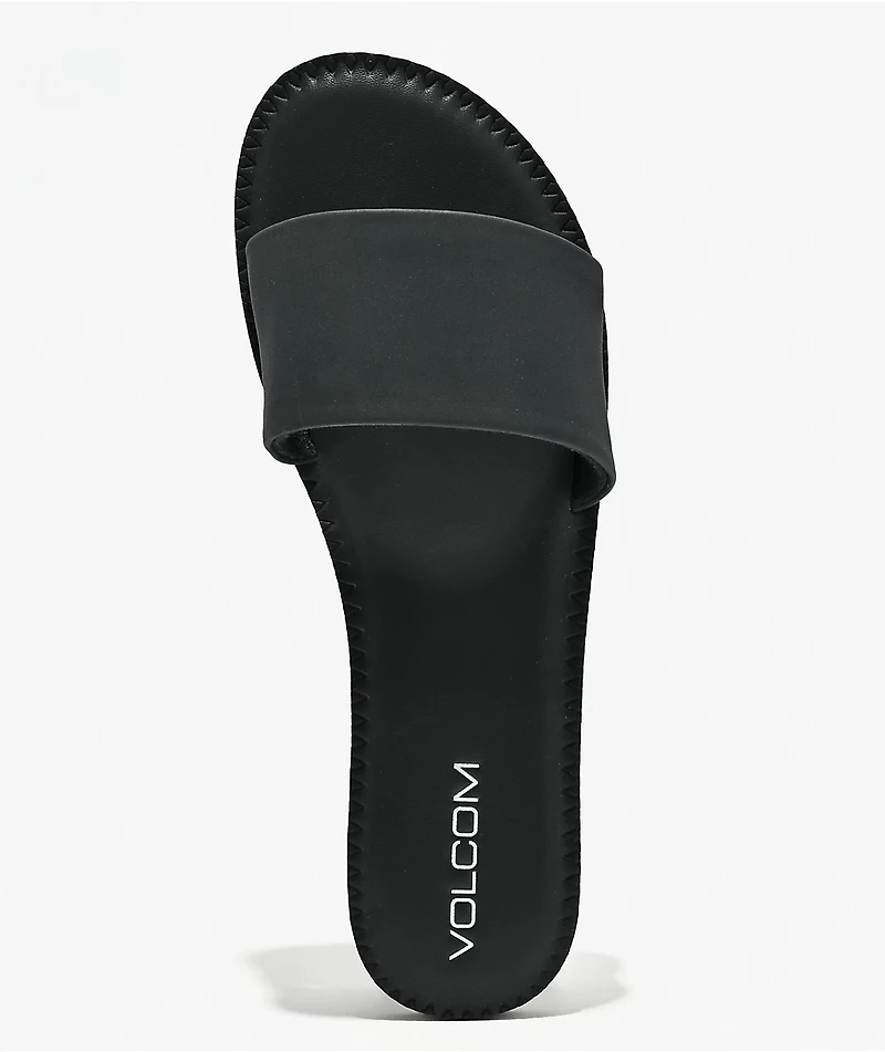 Volcom Simple Black Out Slide Sandals