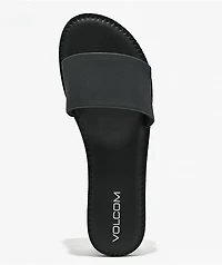 Volcom Simple Black Out Slide Sandals