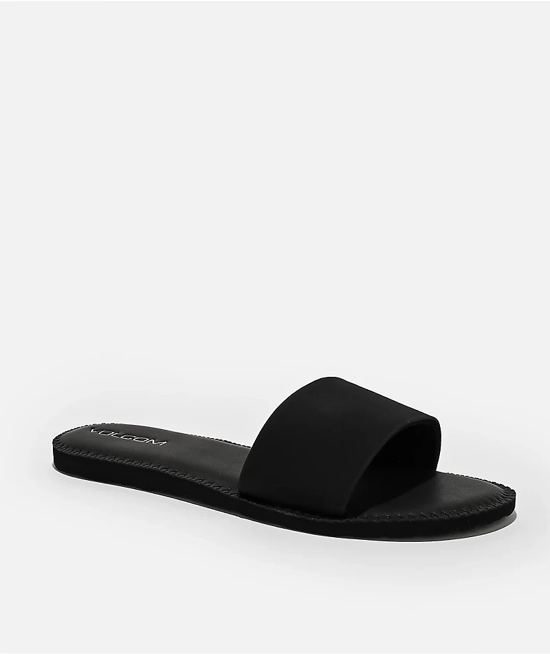 Volcom Simple Black Out Slide Sandals