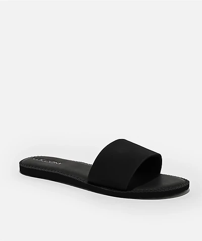 Volcom Simple Black Out Slide Sandals