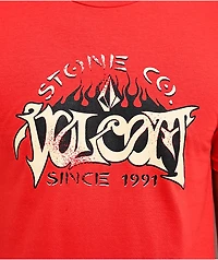 Volcom Sizzle Peak Red T-Shirt