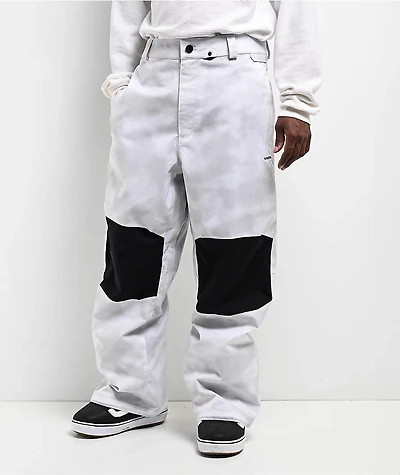 Volcom Snow Billow White Camo 10k Snowboard Pants