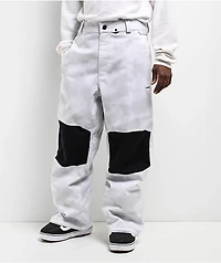 Volcom Snow Billow White Camo 10k Snowboard Pants