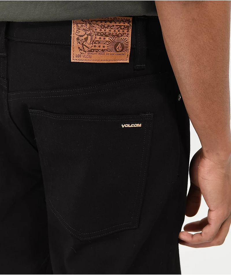 Volcom Solver Black Denim Jeans