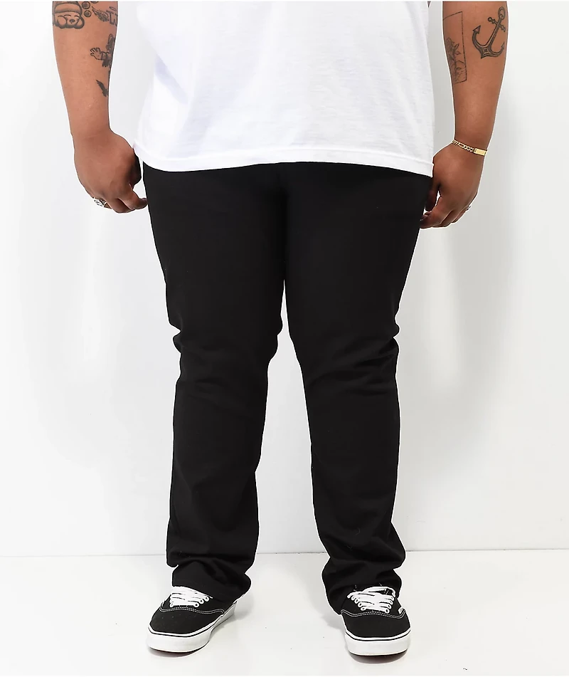 Volcom Solver Black Denim Jeans