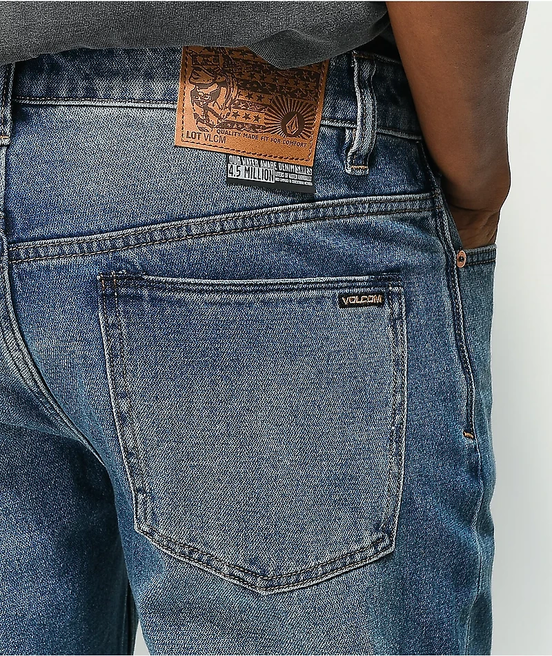 Volcom Solver Broken Blue Denim Jeans