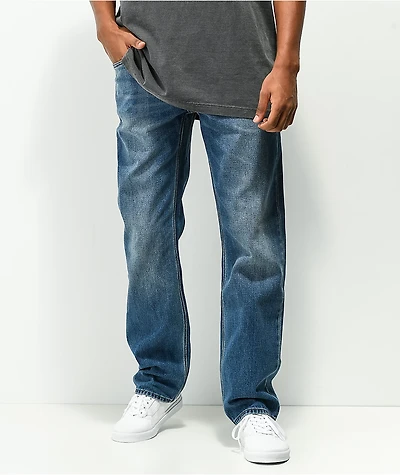 Volcom Solver Broken Blue Denim Jeans