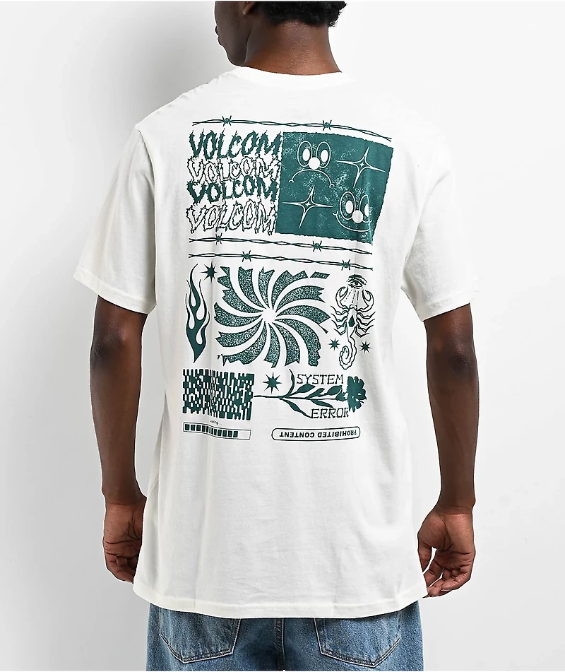 Volcom System Error White T-Shirt
