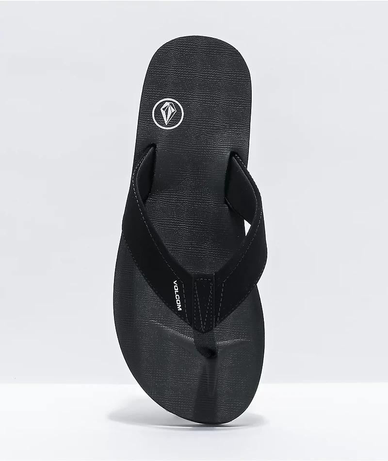 Volcom Victor Black & White Sandals