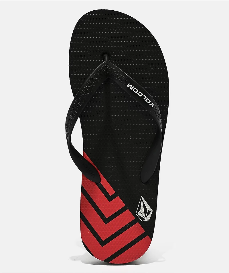 Volcom Volcomotion Black & Red Sandals