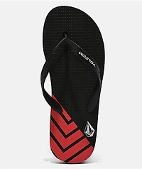 Volcom Volcomotion Black & Red Sandals