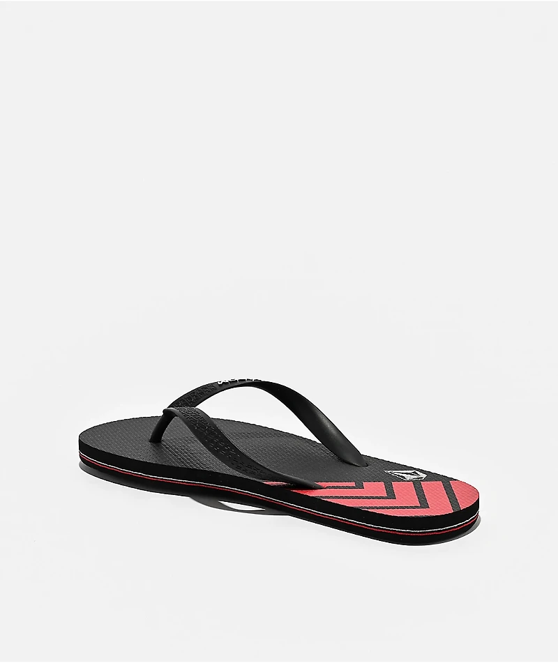 Volcom Volcomotion Black & Red Sandals