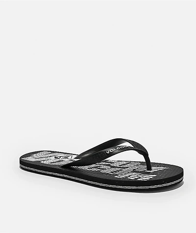Volcom Volcomotion Black & White Sandals
