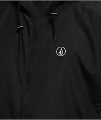 Volcom Wavern Black Windbreaker Jacket
