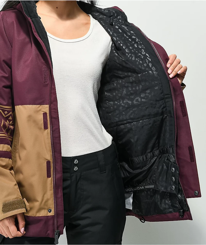 Volcom Westlands Merlot 10K Snowboard Jacket