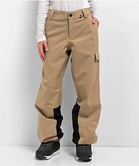 Volcom Wildling Dark Khaki 15K Snowboard Pants