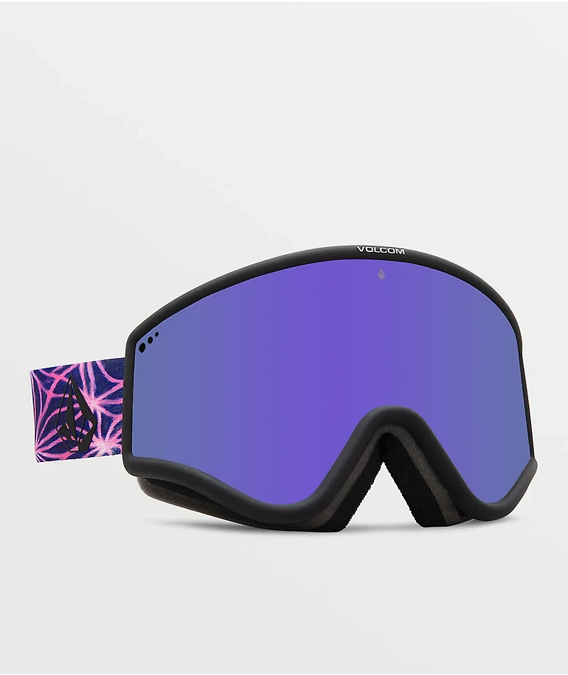 Volcom Yae Ravelson & Purple Chrome Snowboard Goggles