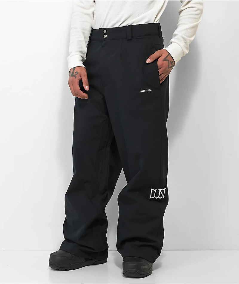 Volcom x Dustbox Black 15K Chino Snowboard Pants
