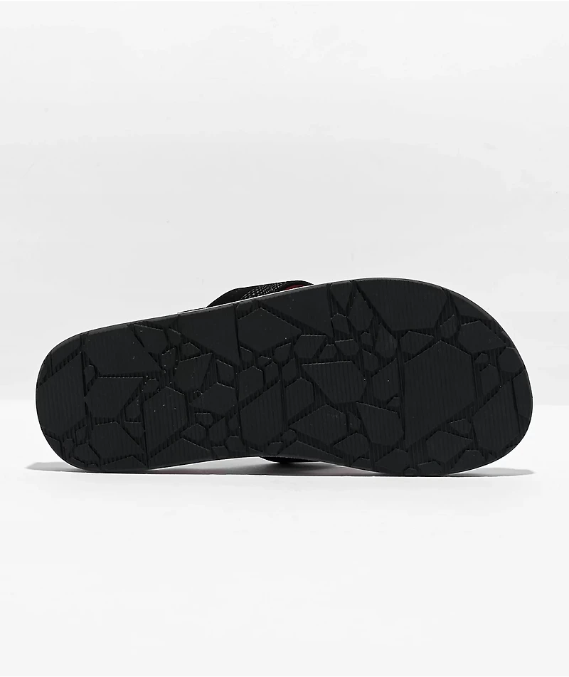 Volcom x Jack Robinson Recliner Red & Black Sandals