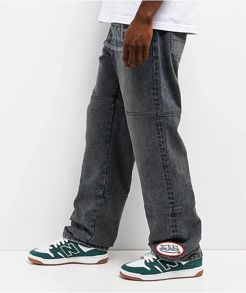 Von Dutch Angel Blue Wash Straight Leg Jeans