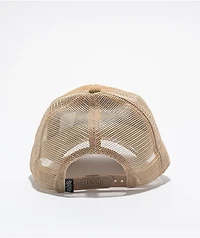 Von Dutch Beige Corduroy Trucker Hat