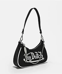 Von Dutch Black & White Shoulder Bag