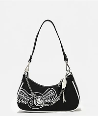 Von Dutch Black & White Shoulder Bag
