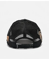 Von Dutch Bleached Black Trucker Hat