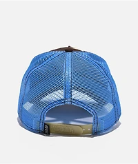 Von Dutch Brown & Blue Americana Trucker Hat