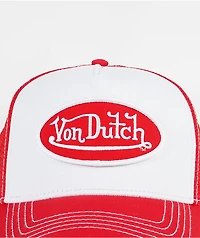 Von Dutch Canada Flag White & Red Trucker Hat