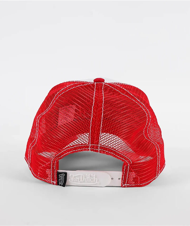 Von Dutch Canada Flag White & Red Trucker Hat