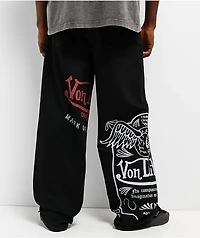 Von Dutch Cannonball Black Baggy Jeans