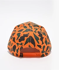 Von Dutch Cheetah Velvet Snapback Hat