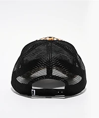 Von Dutch Cheetah Velvet Trucker Hat