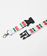 Von Dutch Cherries White Lanyard