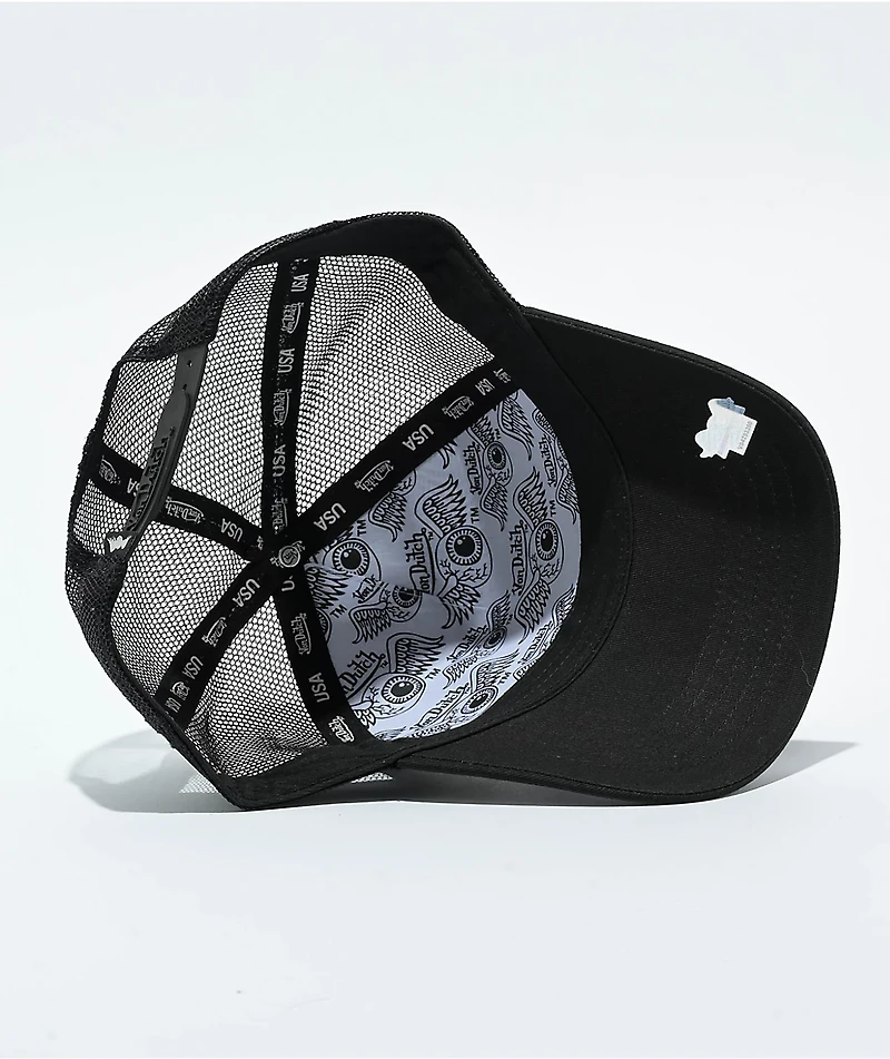 Von Dutch Classic 51 Black Trucker Hat