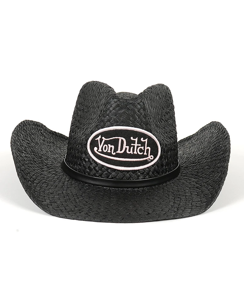 Von Dutch Classic Black & White Cowboy Hat