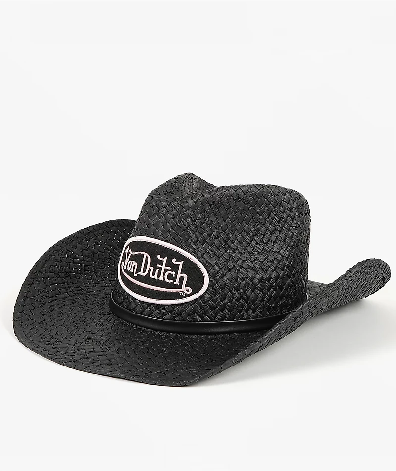 Von Dutch Classic Black & White Cowboy Hat