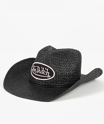 Von Dutch Classic Black & White Cowboy Hat