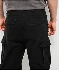 Von Dutch Commander Black Cargo Pants