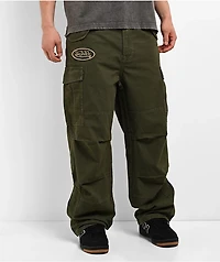 Von Dutch Commander Green Cargo Pants