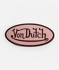Von Dutch Core Logo Pink & Black Sticker